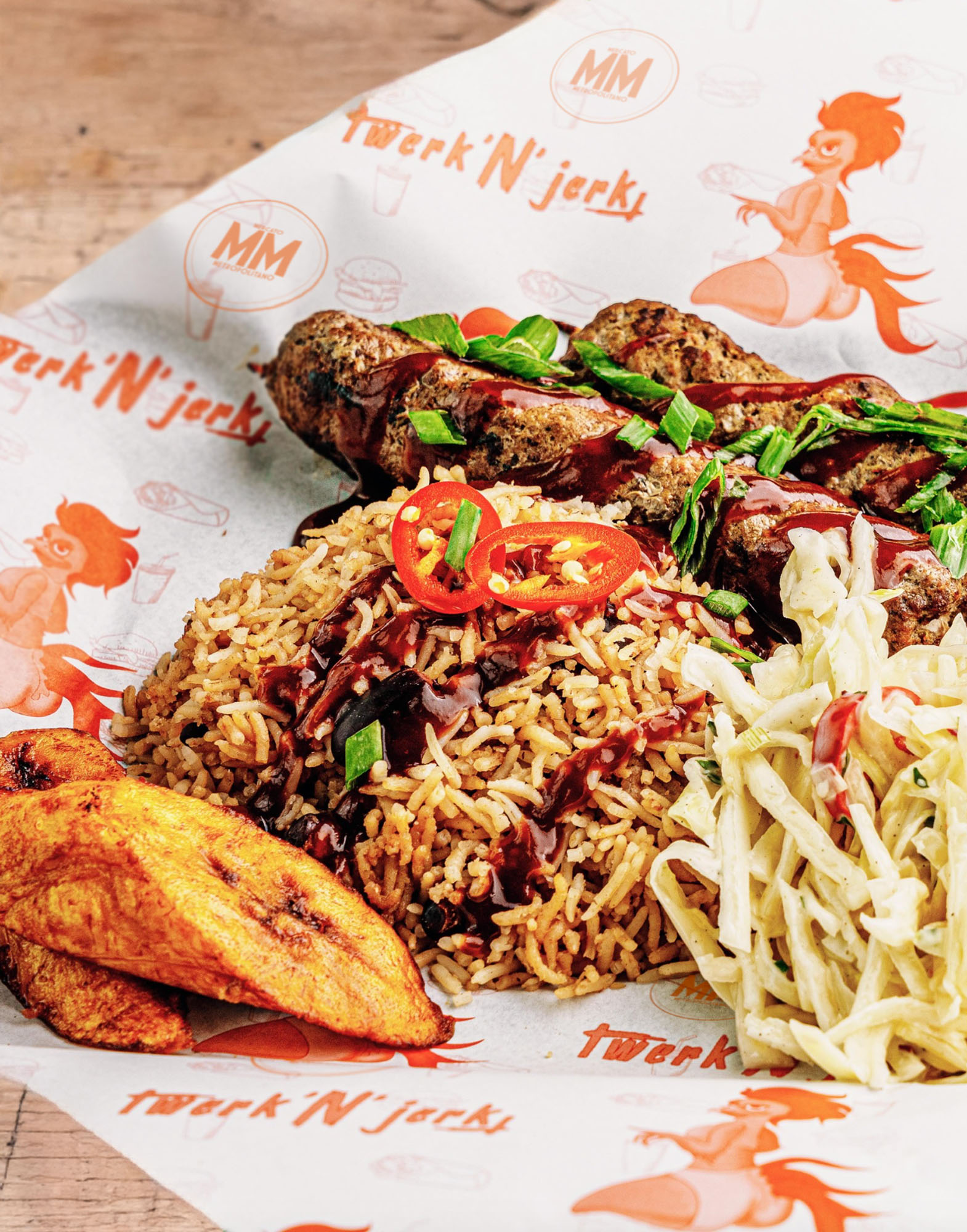 Mercato Metropolitano - Wood Wharf - Twerk 'n' Jerk